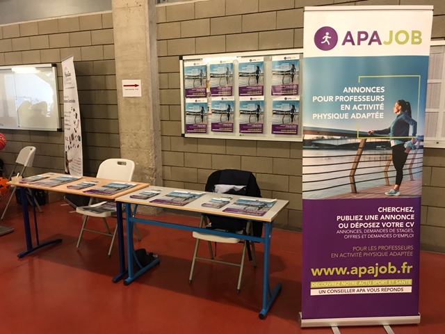 APA JOB au Congrès National des Professionnels des Activités Physiques Adaptées